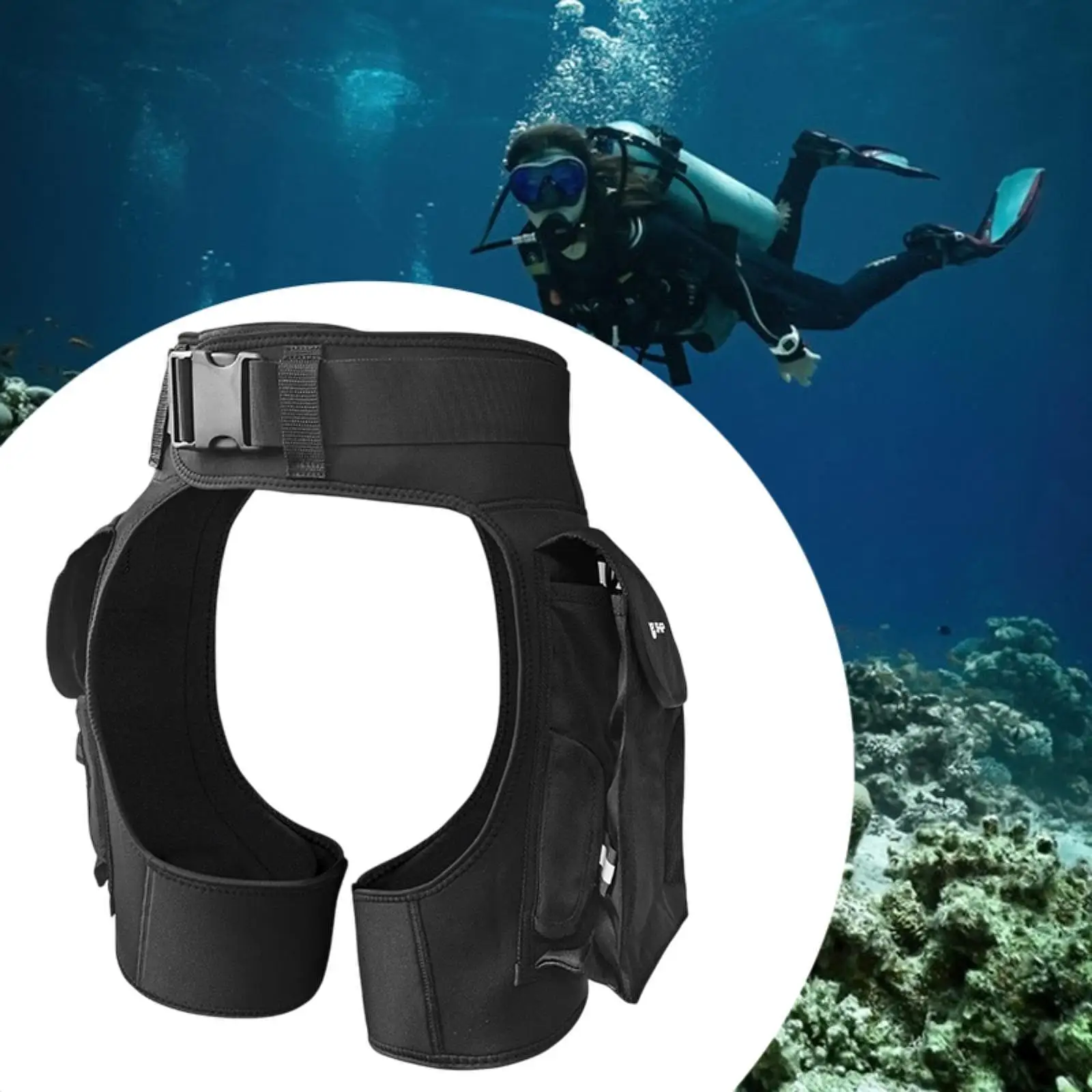 Wetsuit Pants Quick Dry Diving Shorts for Canoeing Snorkeling Underwater