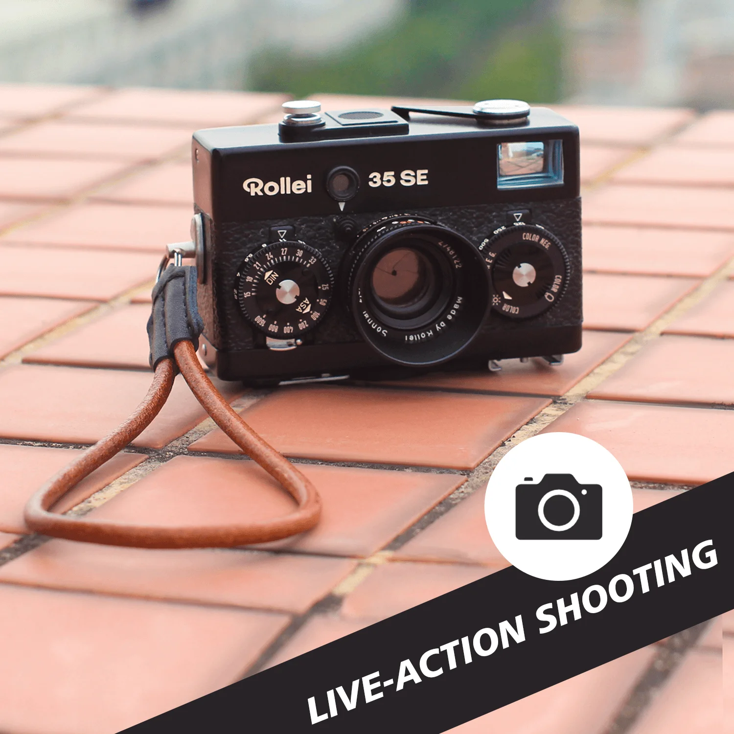 Leather Hand Wrist Strap Metal Lug for Rollei 35 Classic 35 35S 35T 35SE 35TE 35LED B35 Camera