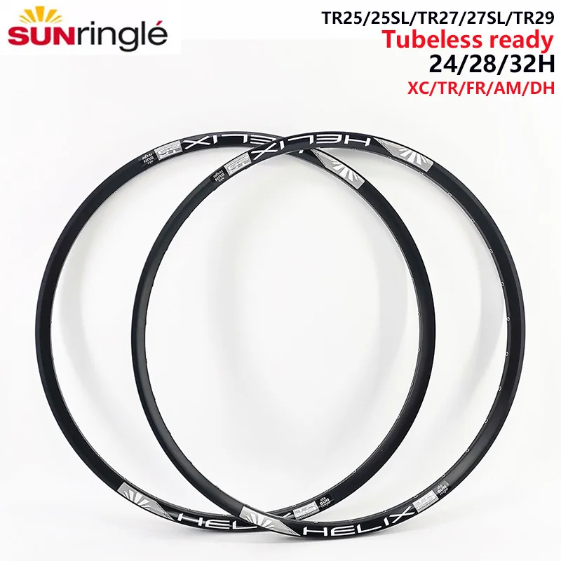 SUNRingle HELIX Bicycle rim Aluminum alloy Mountain/road bike TR25 TR27