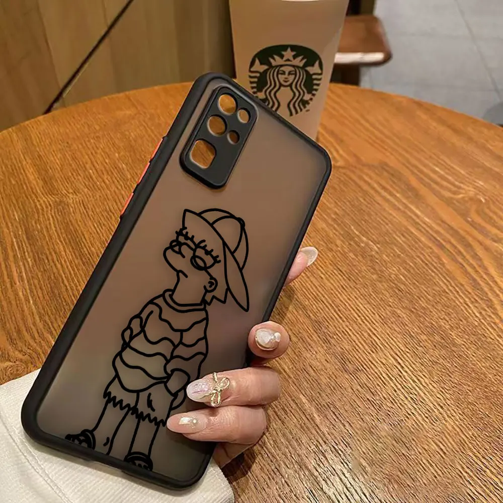 thumbnail image 1 of Matte Case for HONOR 70 50 30S 30 20 8X 9A 9X PLAY 4T X7 X9 X10 5G V40 Case Cover Funda Coque Capa Shell Movie The S-Simpsons-S, 1 of 5