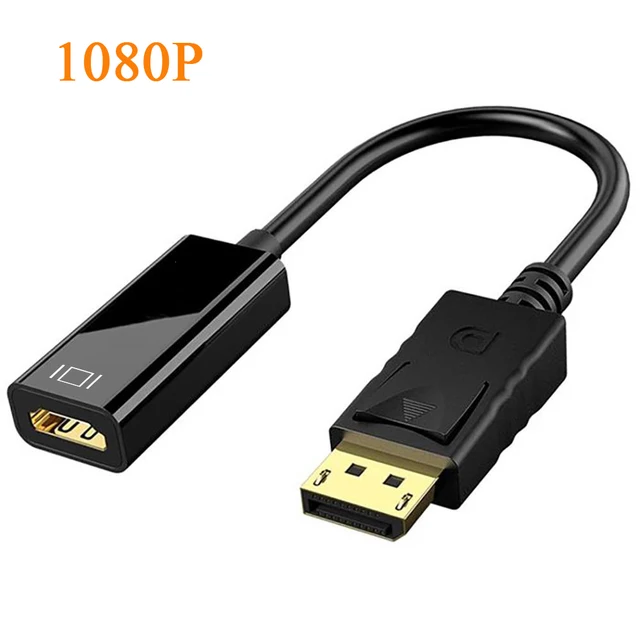 Display Port DP To HDMI Adapter DisplayPort to HDMI Adapter Cable 4K