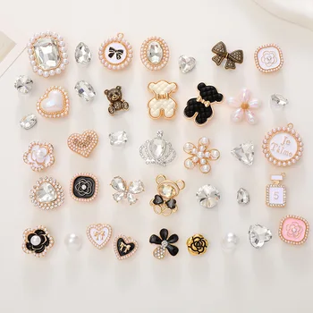 금속 블링 체인 신발 장식, JIBZ 손목 밴드용 향수 퀸 액세서리, 소녀 선물, 새로운 디자이너 신발 참