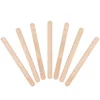 100 Pieces Disposable Wood Stick Beauty Spatulas Log Hair Removal Wax Coating and Scraping Tool Eyebrow Trimming Wooden Stick 5
