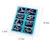 8Pcs/Set Montessori Metal Puzzle Wire IQ Mind Brain Teaser Puzzles Adults Interactive Game Reliever Educational Toys 5