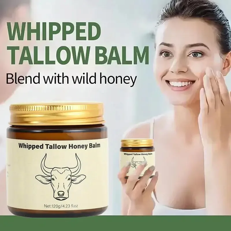Luxurious Honey-Infused Beef Tallow Moisturizer - Deep Hydration & Redness Repair