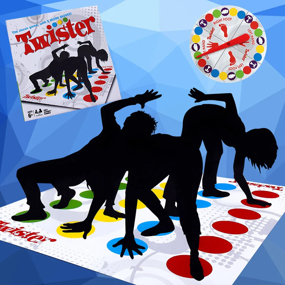 Classic Twister Moves Game Funny Family Friend Board Game Outdoor Sports  Toys