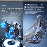 3 Year Warranty 4D SL-Track Zero Gravity full body AirBag Massager Chair Home 3D Office Chair Luxury Electric Massage Sofa 2