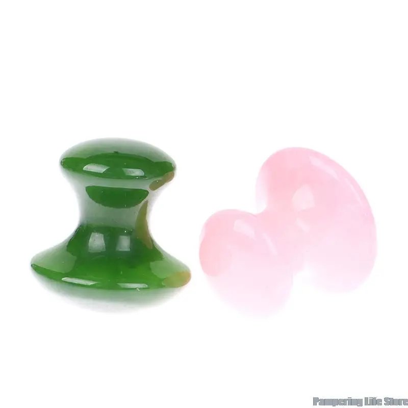 

Mushroom Shape Jape Stone Gua Sha Massager Eye Face Jade Body Massage Tool
