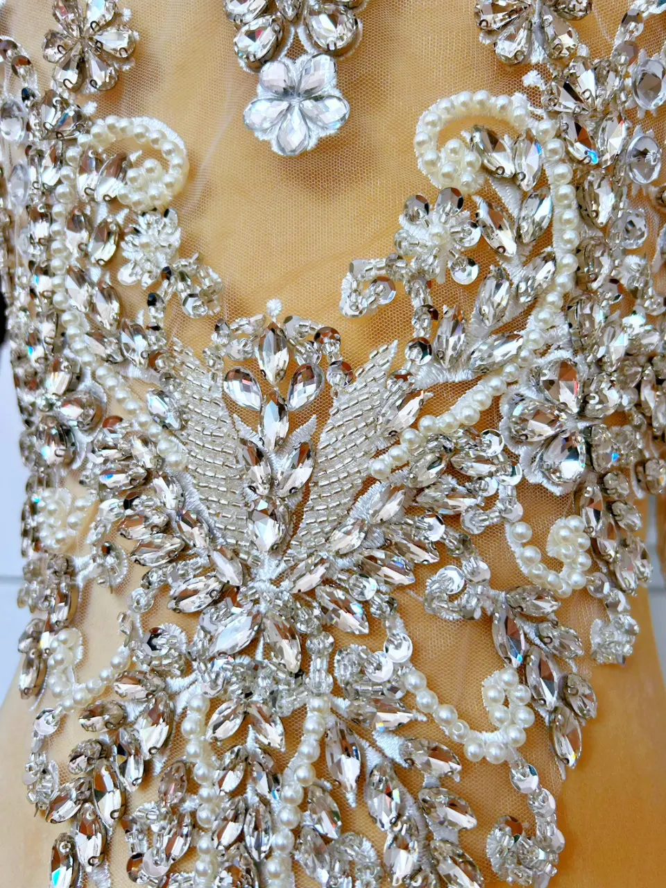 Glass Crystals Rhinestones Beaded,Sewing Costumes Wedding
