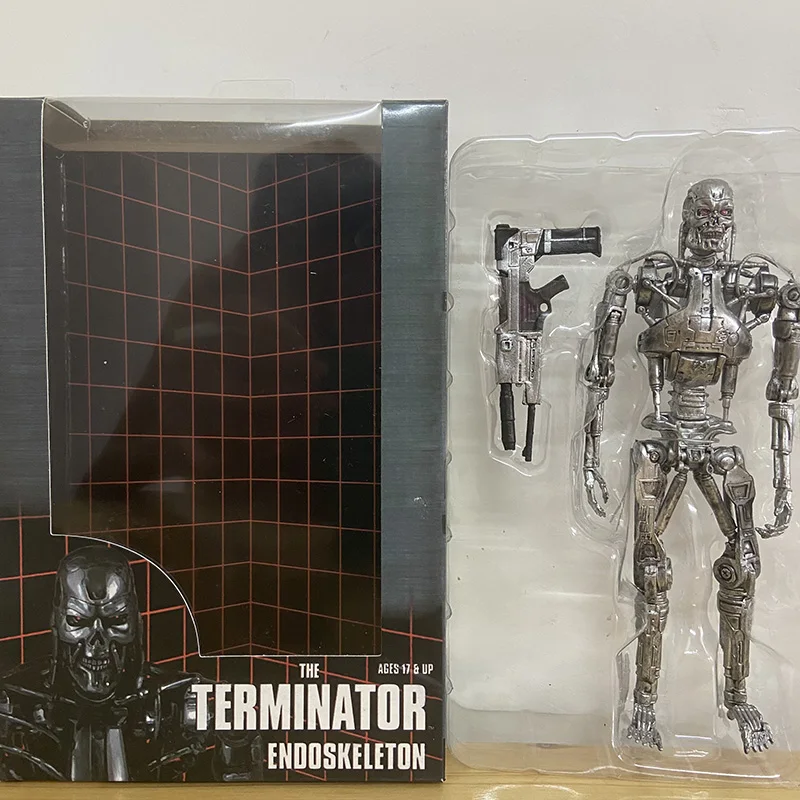 Neca The Terminator T-800 T-1000 Endoscheletro Pvc Action Figure Giocattolo Da Collezione