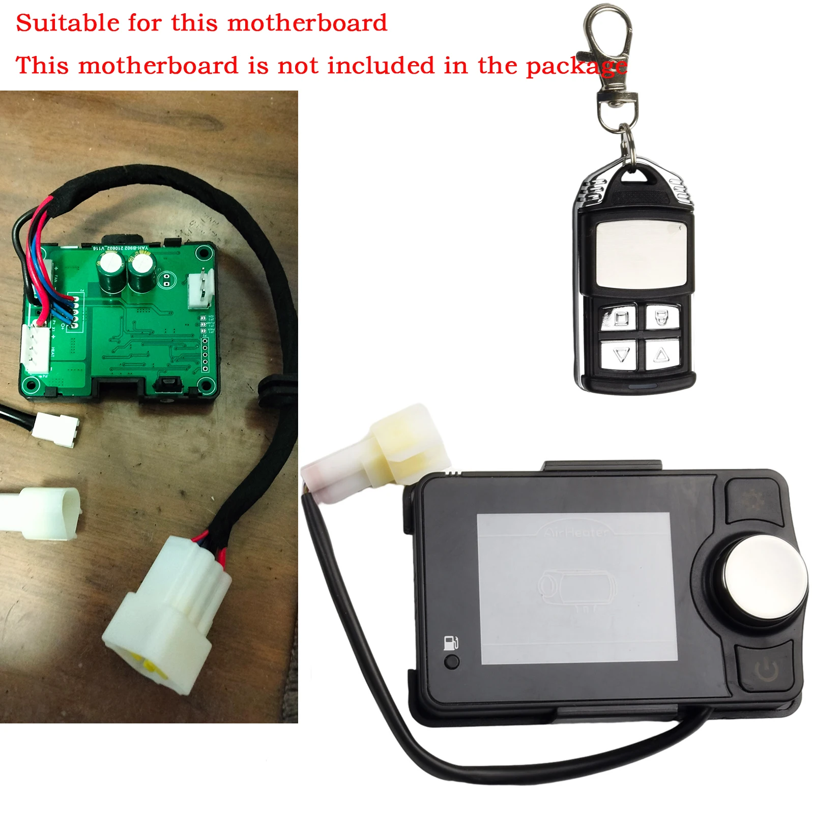 2Pcs/Set LCD Monitor Remote Control 12V-24V Air Diesel Heater Automotives Bluetooth Parking Controller,air diesel heater,diesel heater