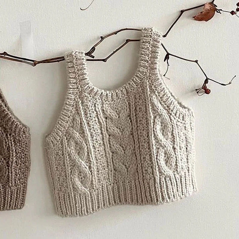 Children Vest Infant Baby Girl Knit Vest Sleeveless Sweater