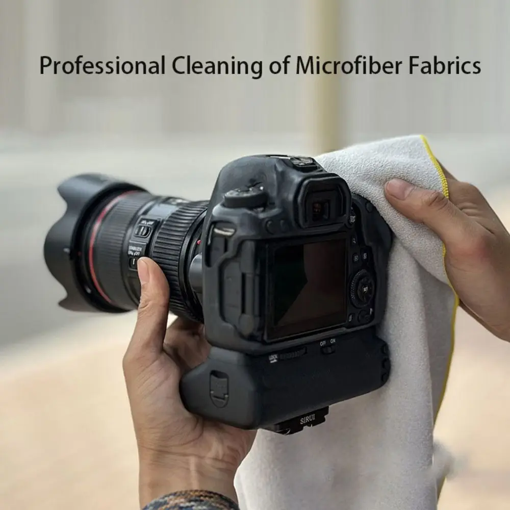 Self-adhesive Camera Storage Bag High Quality Anti Scratch Plush Magic Folding Cloth Wear Resistant Soft Camera Inner Bag 5