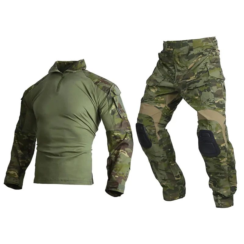 Emersongear Tactical G3 Combat Uniform Sets 2017 Mens Camouflage Suits Outdoor Hunting Shirt Pants Tops Duty Cargo Trouser MCTP