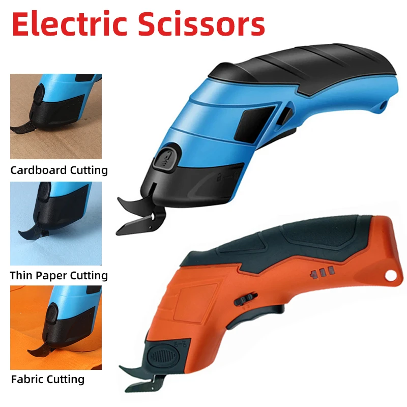 Electric Scissors Cloth Cutting Machine Lithium Electric Sewing Shear 3.6V Leather Tailor Shear Hand Tool Tungsten Steel Blade raise overlord sword cw6015 vertical milling cutter diameter 1 5 mm blade fracture sharp tungsten steel milling cutter