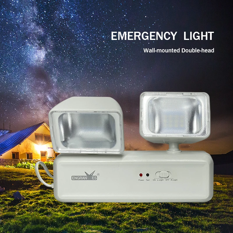 

Портативные Светодиодные Аварийные Фонари с двойной головкой, уличные перезаряжаемые светодиодные смарт-фонари для кемпинга, настенные лампы для отключения питания