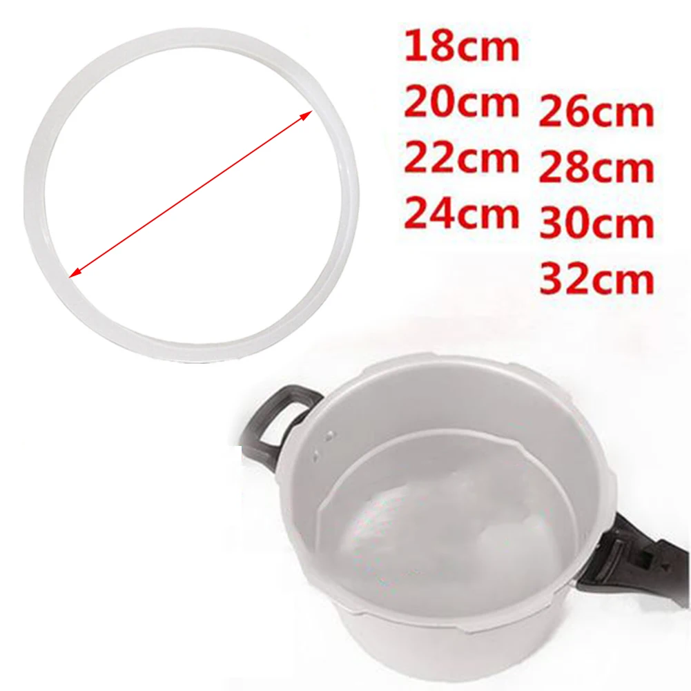 2pcs Pressure Cooker Seal Ring Silicone Rubber Seal O Ring Cooking