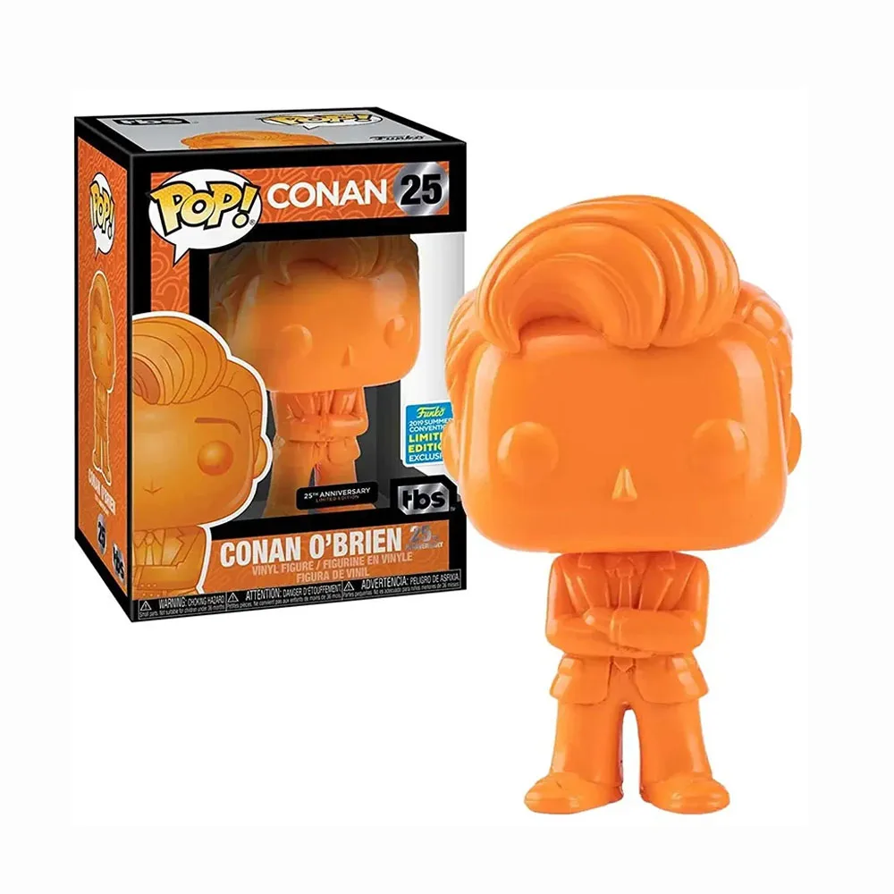 thumbnail image 5 of Figuras de acción de vinilo Funko Pop de edición limitada HBS Conan O'Brien n.º 25 y n.º 20, juguetes de regalo, 5 of 5