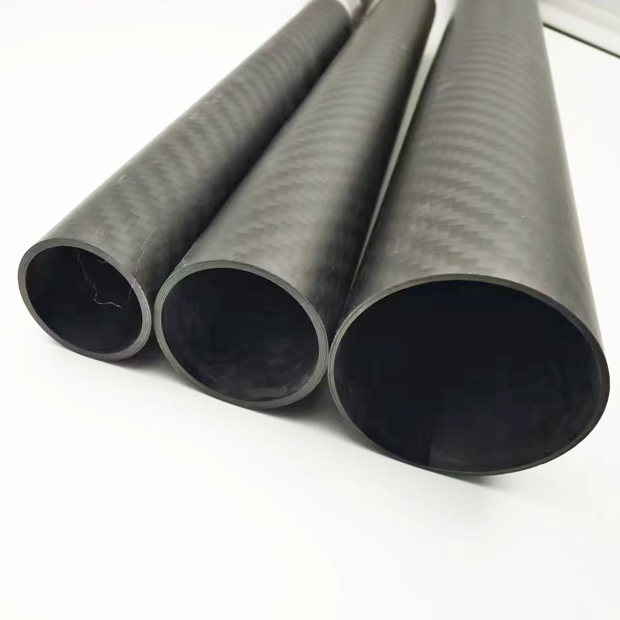 Sarga De Tubo De Fibra De Carbono 3K Mate, Longitu... – Grandado
