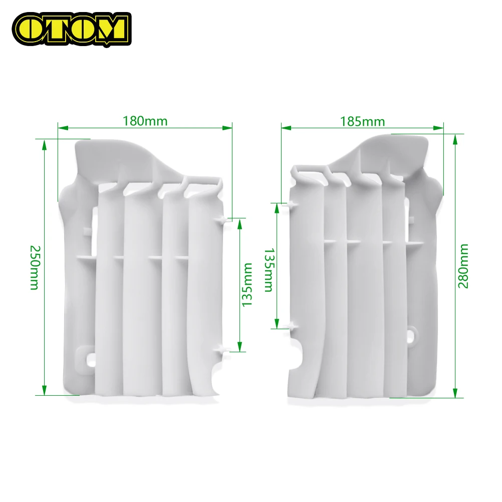 Motorcycle For HONDA Radiator Louvers Plastic Cooler Motocross Engine Oil Cooling CRF250R 15-17 CRF450R 15-16 Pit Dirt Bike Part