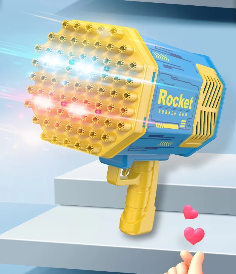 69 Rocket Bubble Gunner With Bubble Machine Toy Water Gun Children's Bubble Gun Gatling Super Large Automatic Bubble Machine 5