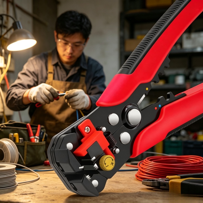 Automatic Multifunctional Electrician Plier Wire Stripper Crimper Cutter Household Cable Stripping Crimp Wiring Hand Tool