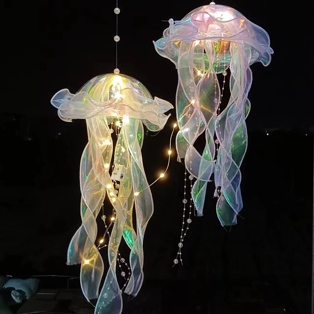 Jellyfish Lamp, Portable Flower Lamp, Girl Room Atmosphere Decoration Lamp,  Bedroom Night Lamp, Home Decoration - AliExpress