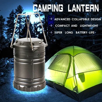 30LED Tent Lamp Waterproof Camping Light Power by 3*AAA Battery Emergency Lights Portable Lantern Working Lighting Flashlight 1