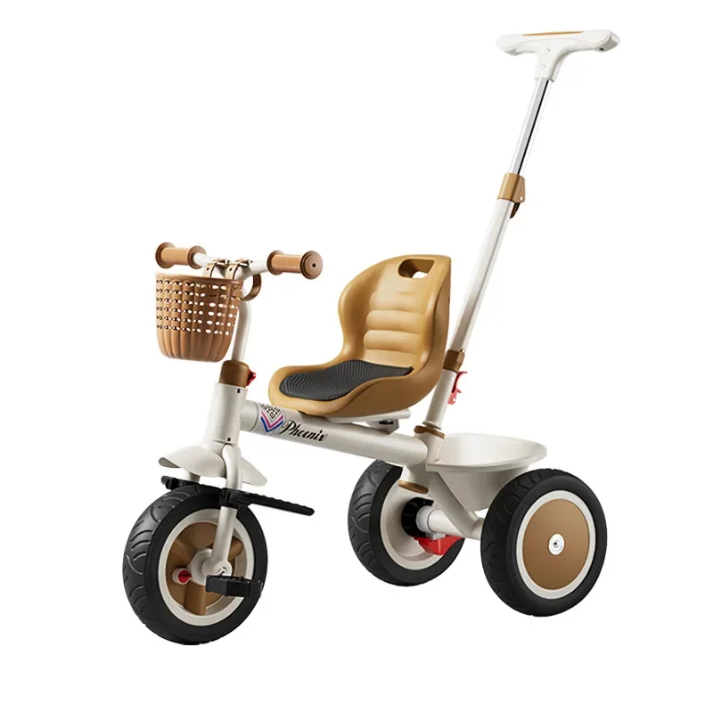 Children's Foot Strolling Baby Hand Pushing Tricycle 1-2-3-5-6-year-old Big Baby Bicycle
