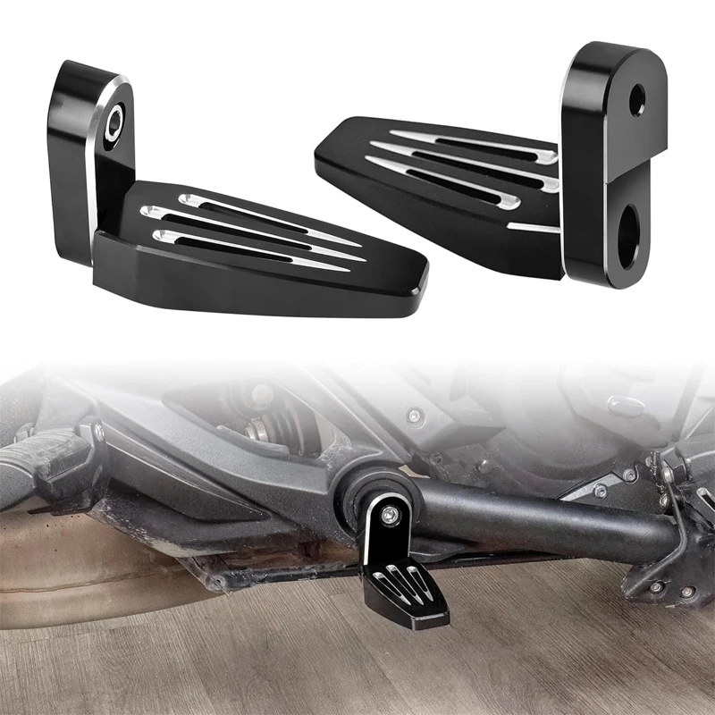 Repose-pieds Ajustables Pour Can-Am Spyder F3 (2015-2025) - Noir Et Chromé