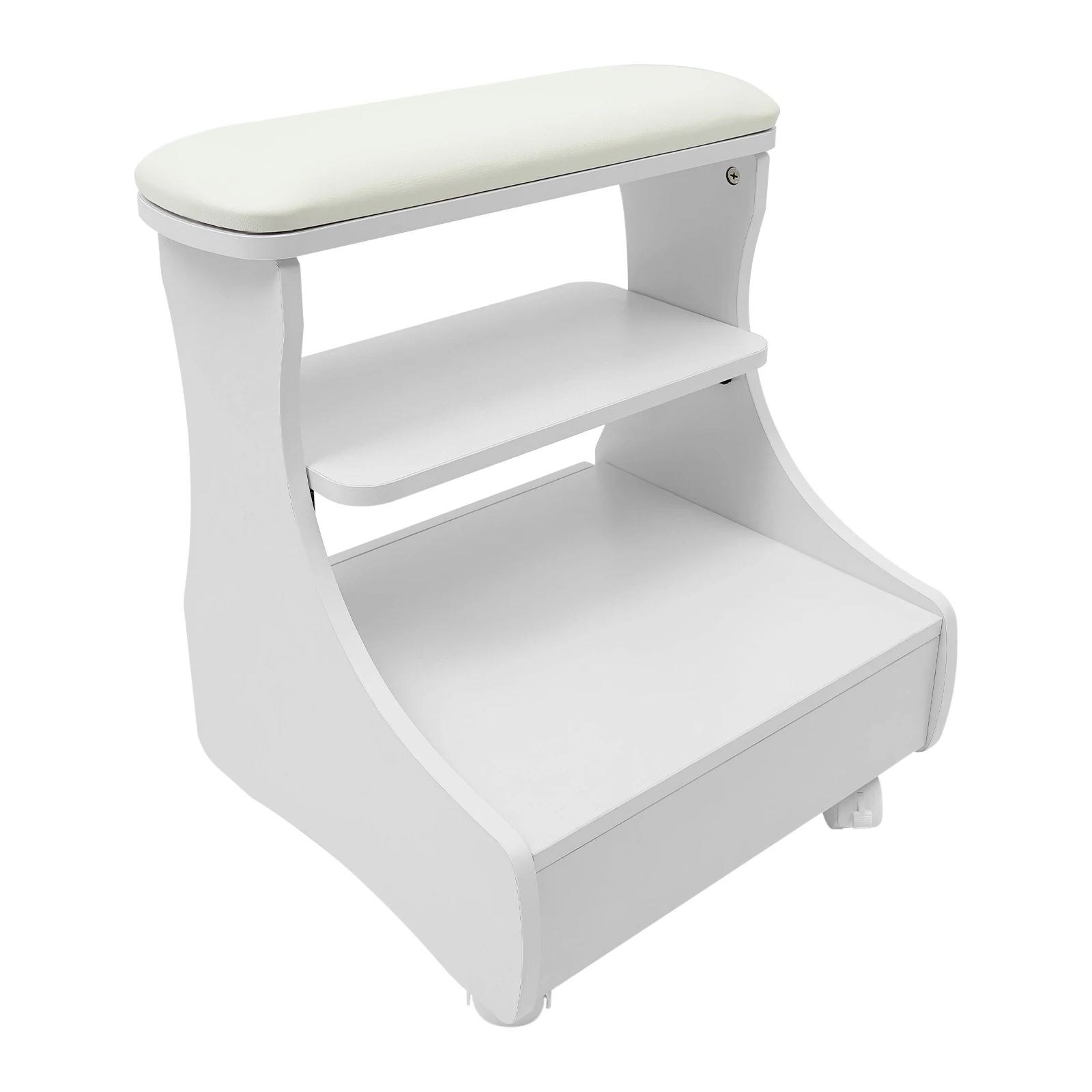 Fußstütze Pediküre-Maniküre-Möbel Trolley für Fußbad Fußpflegestuhl mit Rollen – Detail 2