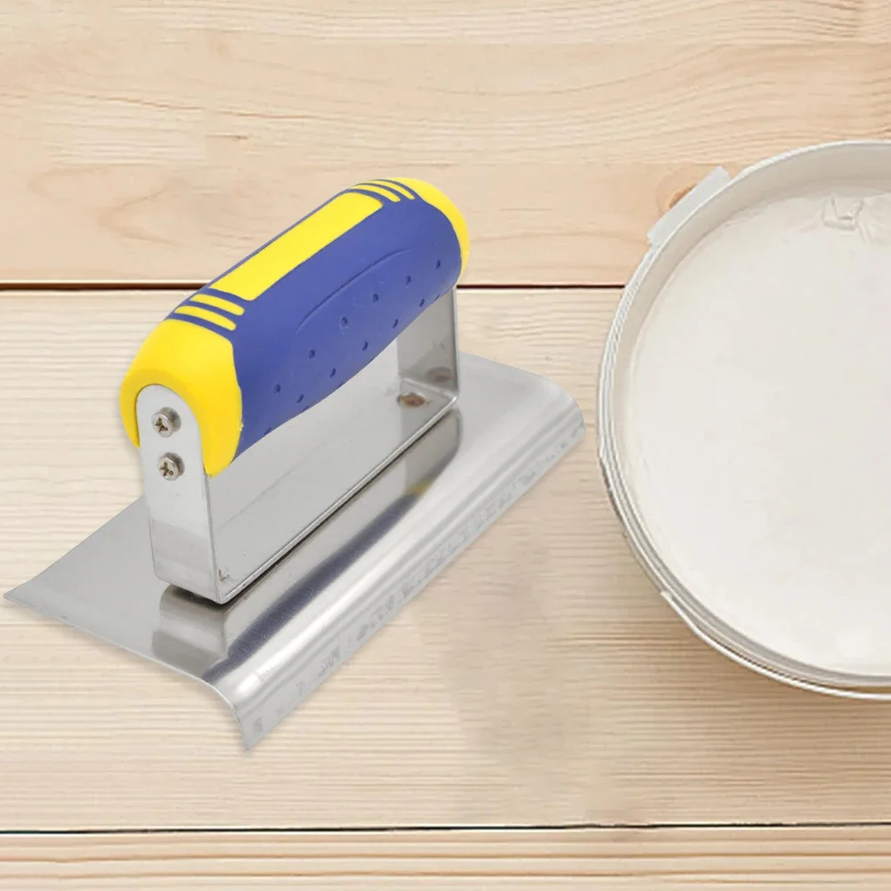 Plaster Stucco Cement Finishing Kit Stainless Steel Edging and Grout Concrete Tools Plastering Knife Scraper Wall Repair Tool 3