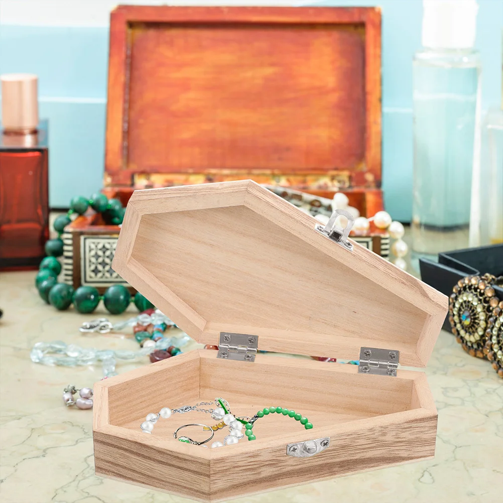 

Halloween Coffin Box Treat Boxes for Small Jewelry Ring Holder Case Earring Gift Presents