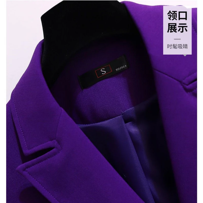 New Autumn and Winter Two Piece Suit Women's Fashionable Work Clothes Fashion Temperament Suit Professional Formal Suit Blazers