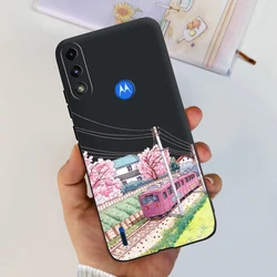 Luxury Painted Soft Silicone Phone Case - Stylish Protective Back Cover for Moto E7i Power (653)