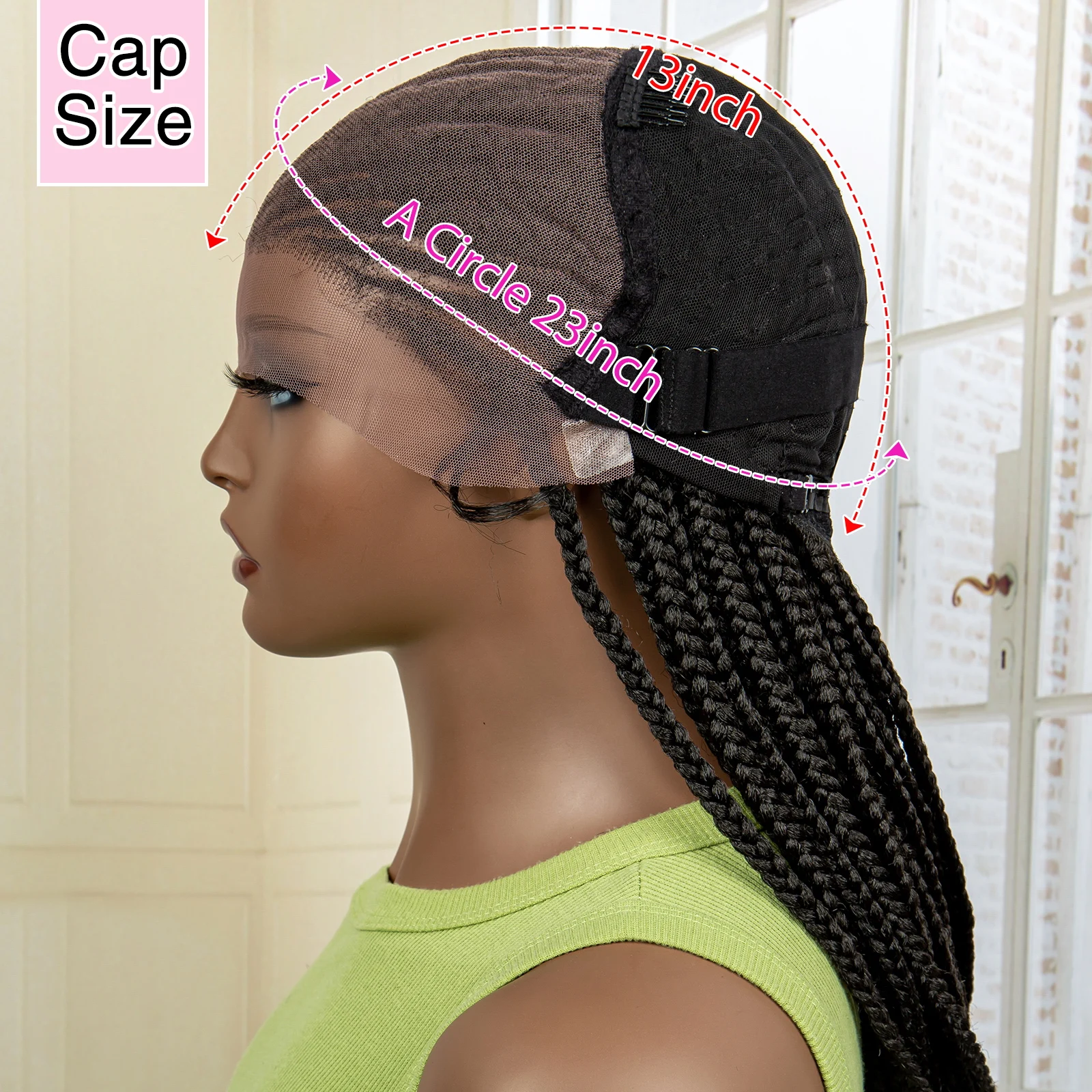 Synthetische 13X6 Kanten Gevlochten Pruiken Met Babyhaar Voor Zwarte Vrouwen 28 Inch Afro Rechte Cornrow Synthetische Vlechtende Pruik