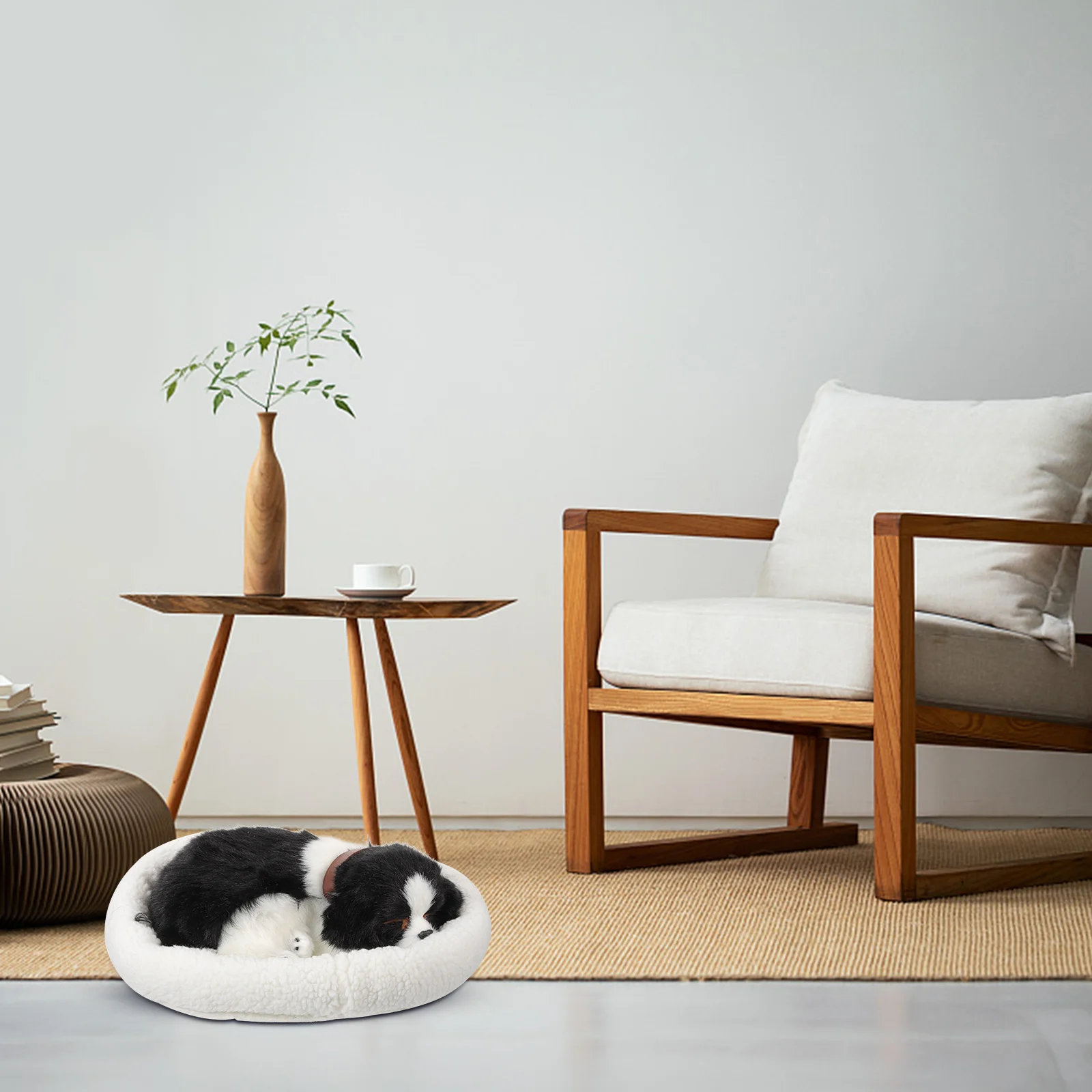 

Breathing Dog Stuffed Realistic Sleeping Dog Chic Decorative Plush Sleeping Dog Realistic Breathing Dog Plush Breathing Dog