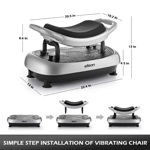 Massage Vibration Plate Shaper Body Rhythm Vibration Plate with Handle 4