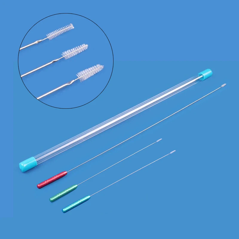Liposuction Cannula Brush Tube Cleaning Cannula Brush 3pcs/set Cleaning Fat Stem Cell liposuction cannula brush