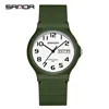 SANDA 9072 Mini Simple Students Wrist Watches Soft TPU Light Fashion Water Resistant Quartz women Outdoor Sports Analog Watch 5