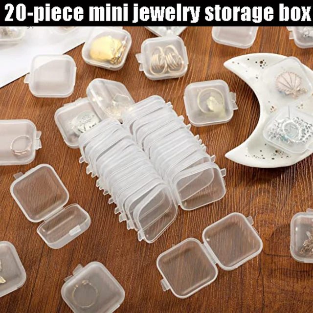 Small Plastic Transparent With Lid Collection Container Case Storage Box -  AliExpress