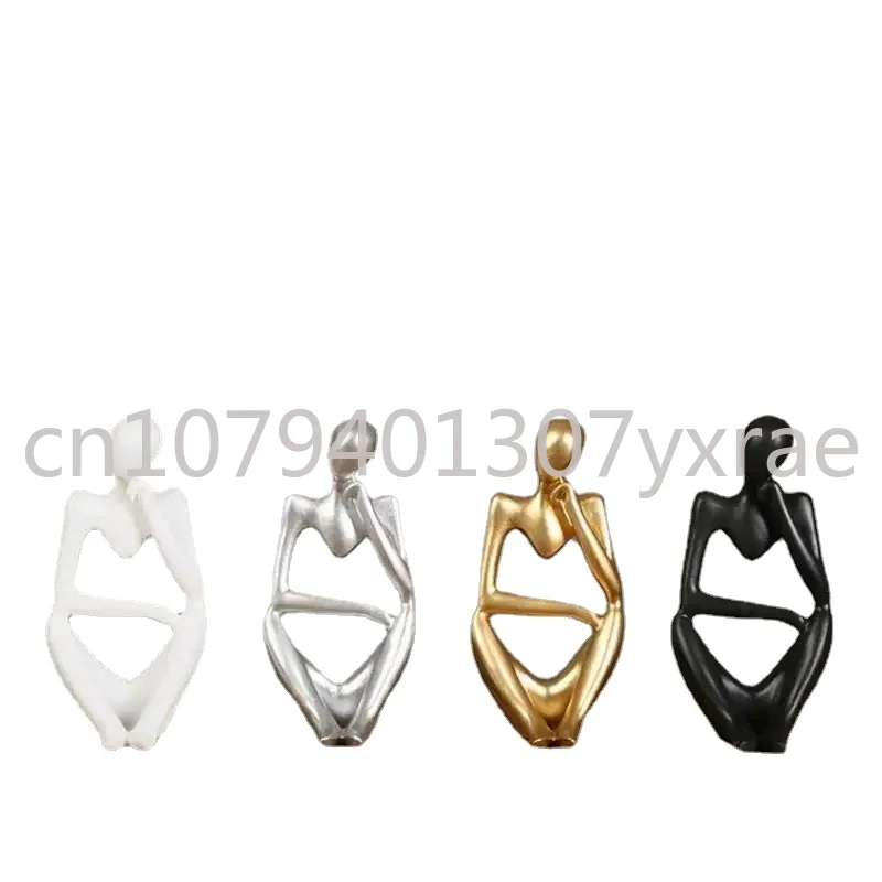 

Abstract Thinker Statue Miniature Resin Sculpture Figurines Home Desktop Decoration Sculpture
