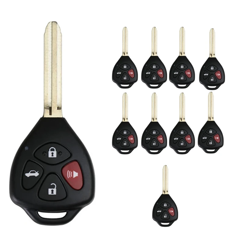 

5 шт./лот XKTO02EN Универсальный проводной дистанционный ключ с 4 кнопками инструмент для ключей Max VVDI2 мини-ключ для Toyota Ford стиль английская версия