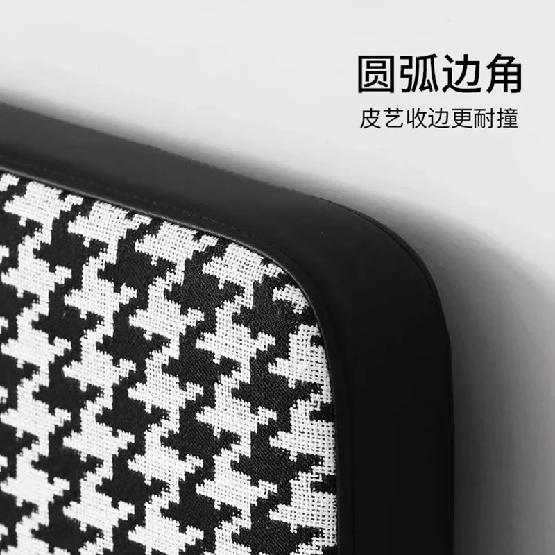 Headboard Soft bag Cushion Modern Simple Solid Wood Headboard Bedroom Leather Floor Head