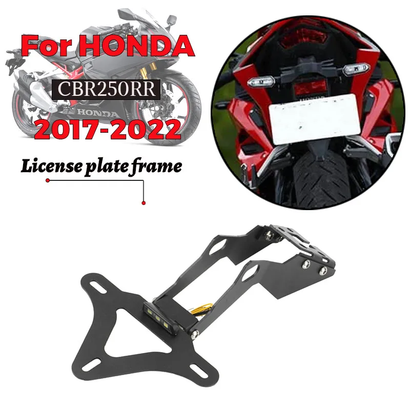 

MTKRACING For HONDA CBR250RR cbr 250rr 2017-2022 License Plate Bracket Tail Rear light Bracket Holder