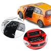 1/32 Honda FIT JAZZ SUV Sport Toy Car JKM Diecast Miniature Model Doors Openable Sound & Light Collection Gift For Boy Boys Kid 6