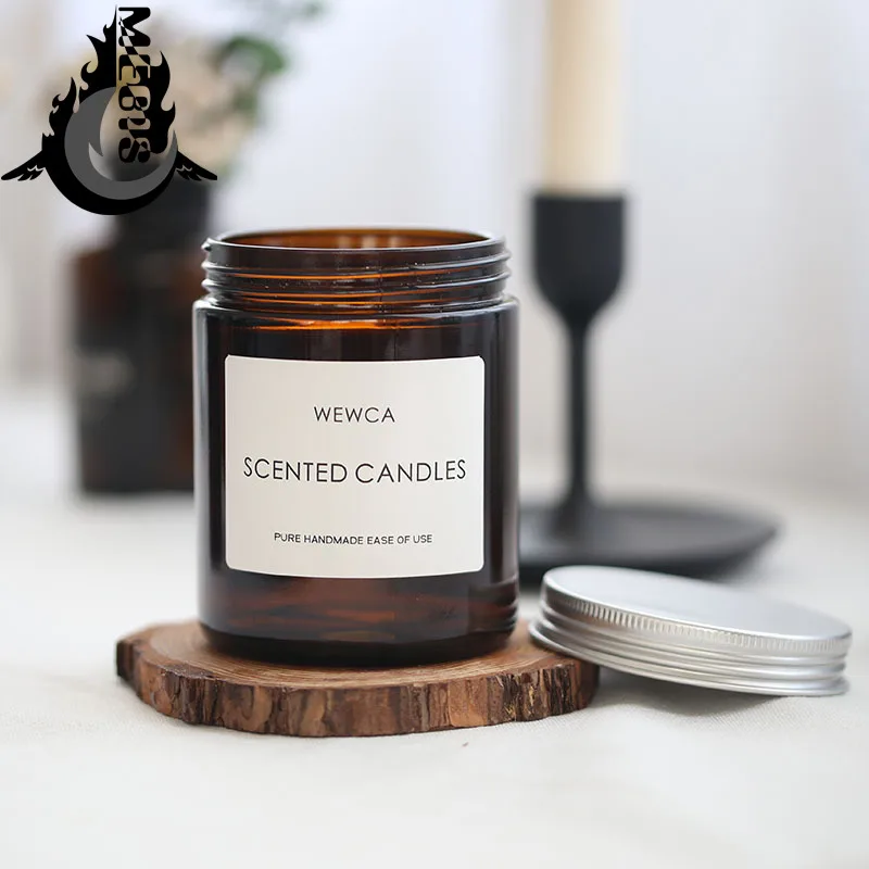 Decor Aromatherapy Empty Candle Glass Jar Handmade Diy Making Candle