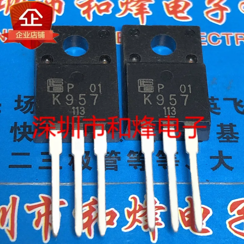 

(10 шт./лот) K957 2SK957 TO-220F 900V 2A новый оригинальный источник питания со склада