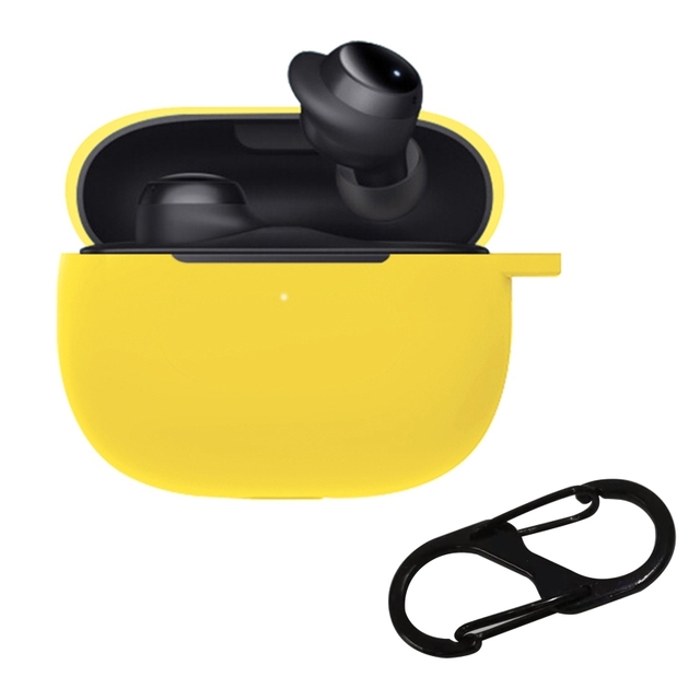 with Redmi Buds 3 Lite Earphone Non Slip Cover Lightweight Case Impact-resistant Waterproof Silicone Sleeve
