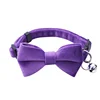 New Bowknot Pet Collar, Cat Collar, Safety Buckle, Cat Bell, Anti-suffocation Collar, Puppy Collar 5